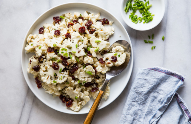 Cauliflower Tart Cherry Salad