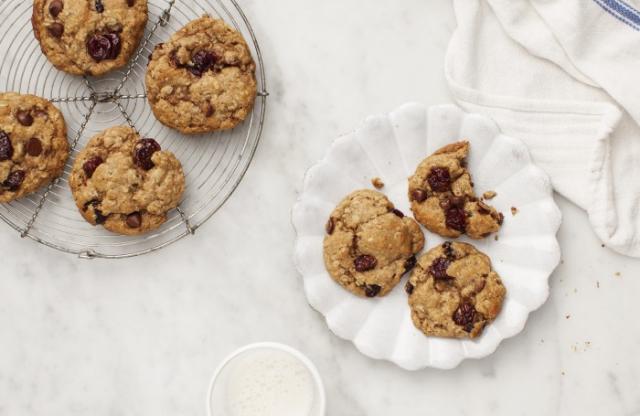 Cherry Chocolate Oatmeal Cookies