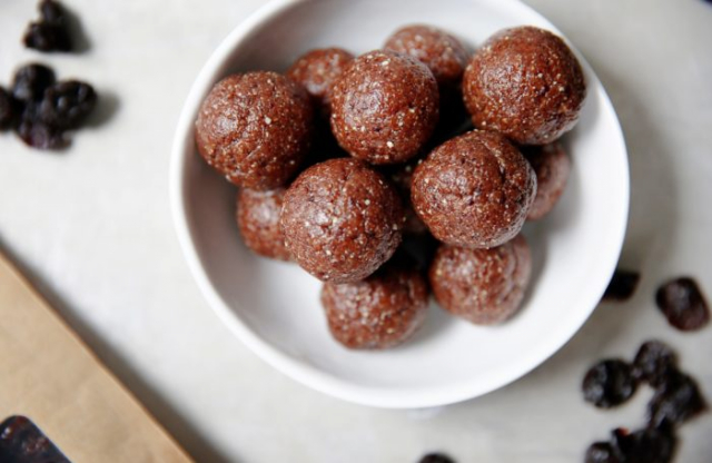 Tart Cherry Coconut Energy Balls